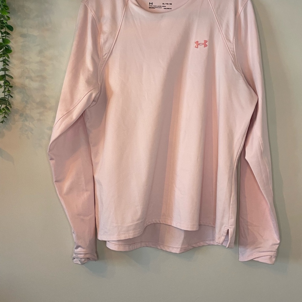 Under Armour Light Pink Crew Neck Top
